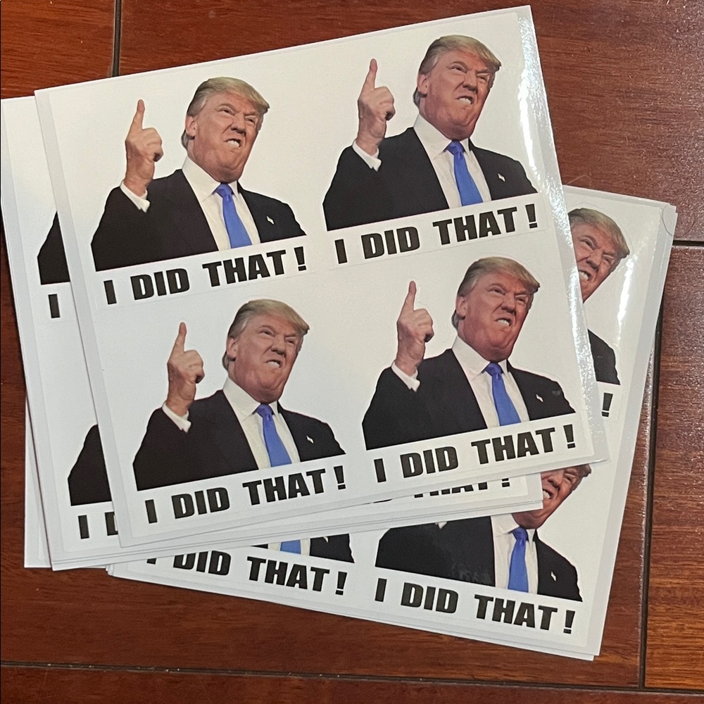 Funny 'I Did That!' Stickers (52 Piece Set) new